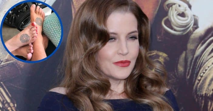 Lisa Marie Presley shares a photo of matching tattoos