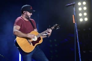 Luke Bryan kept performing even after his sudden fall