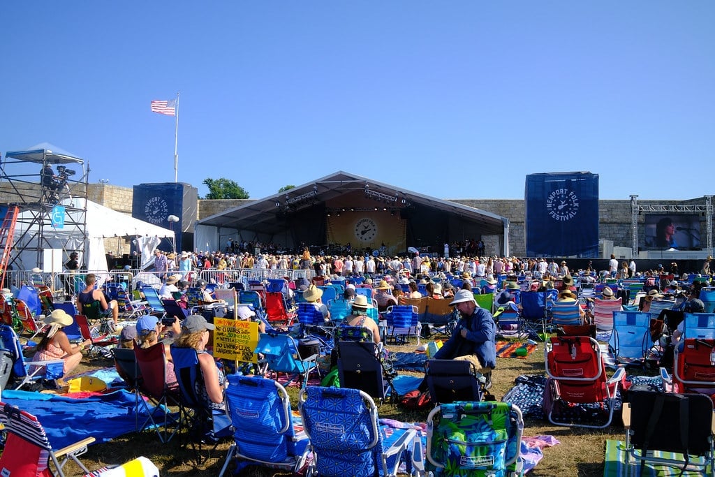 Joni Mitchell Performs At Newport Folk Festival For First Time In Decades