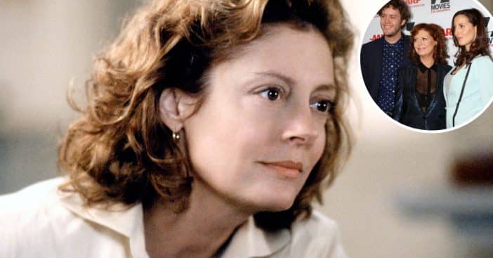 Susan Sarandon talks about becoming a mother in her 40s