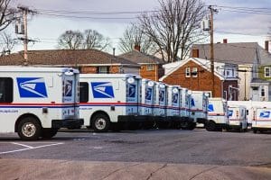 USPS continued to operate throughout the pandemic
