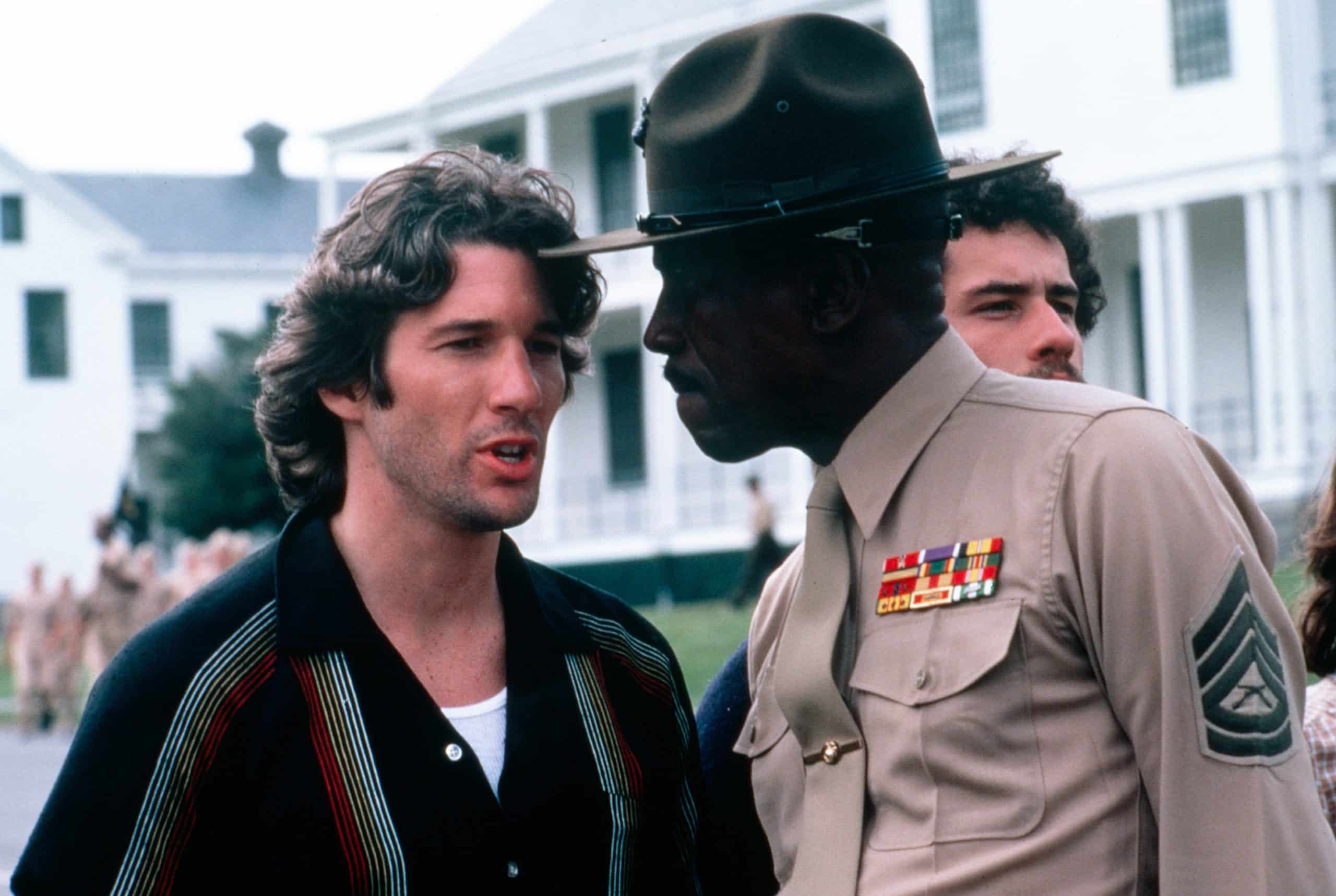 AN OFFICER AND A GENTLEMAN, From left: Richard Gere, Louis Gossett, Jr., 1982