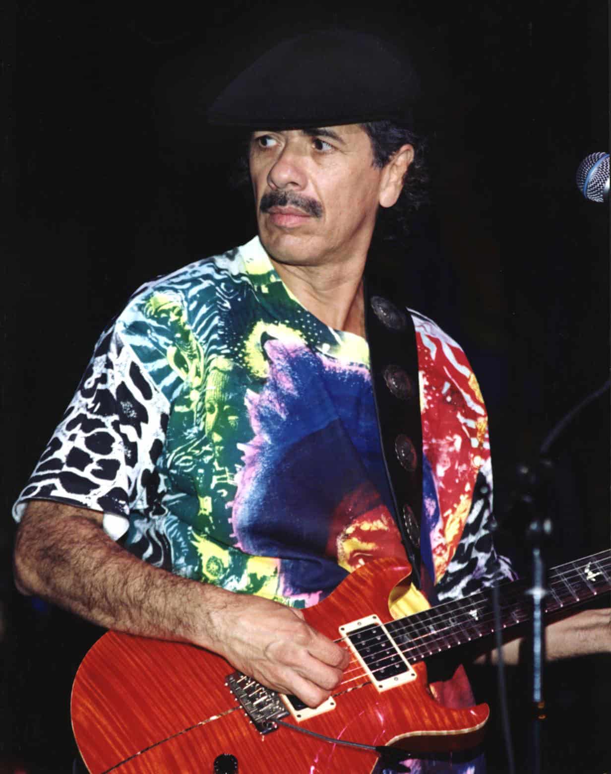 carlos santana performing