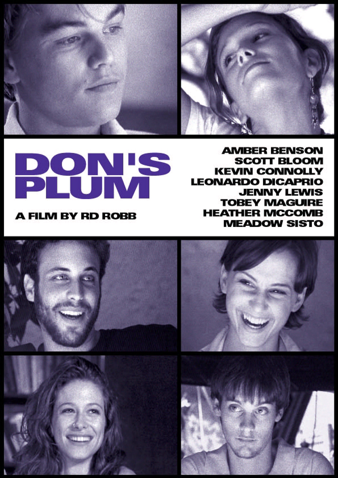 DON'S PLUM, Leonardo DiCaprio (top left), Tobey Maguire (bottom right), 2001