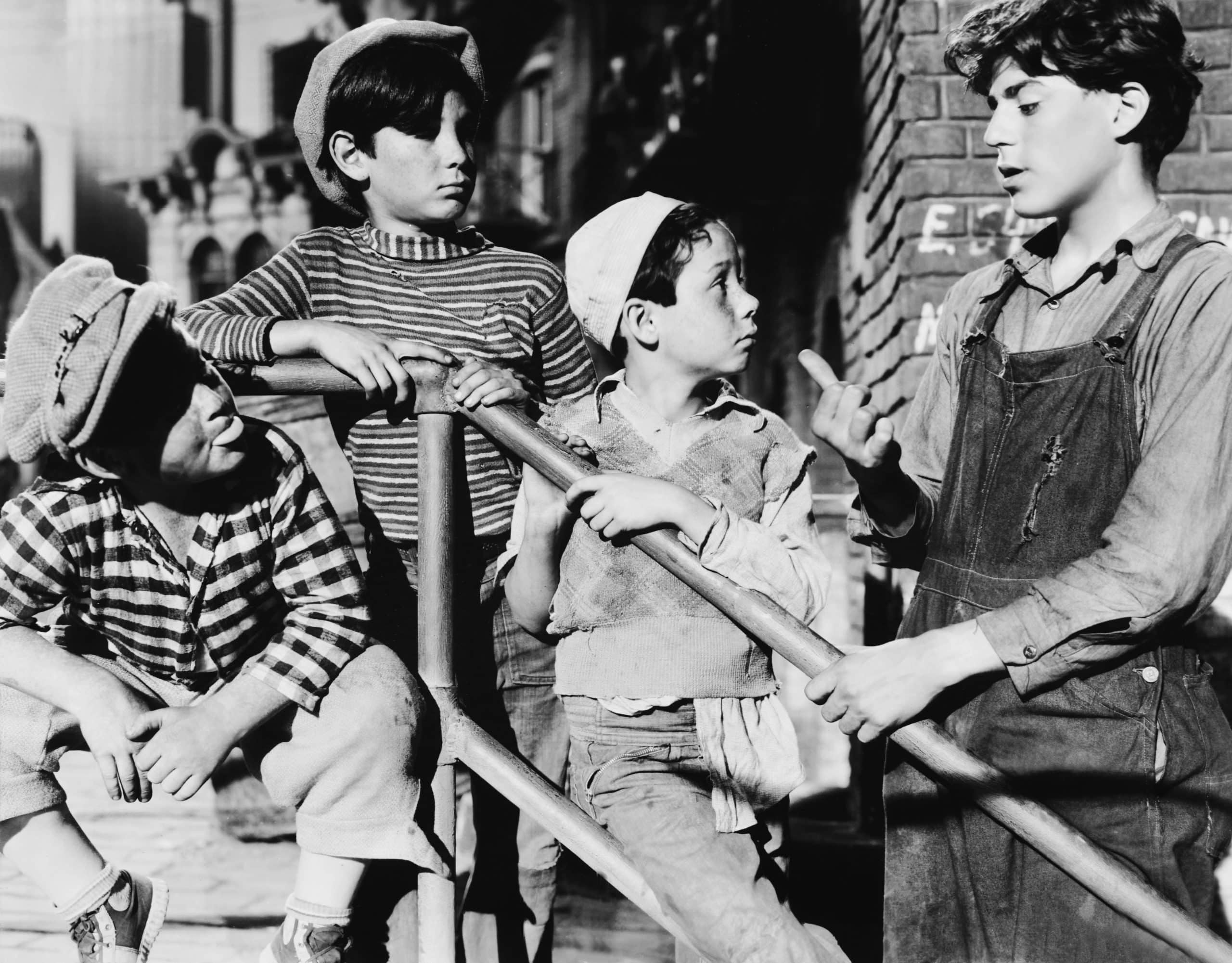 DEAD END, from left: Sidney Kibrick, Norman Salling, Larry Harris, Billy Halop, 1937