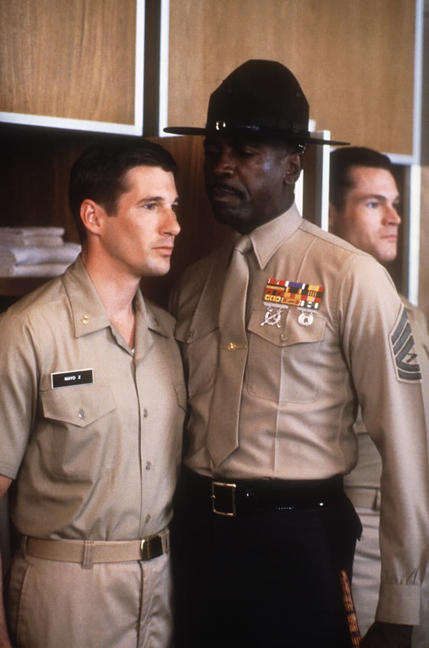 AN OFFICER AND A GENTLEMAN, Richard Gere, Louis Gossett, Jr., 1982