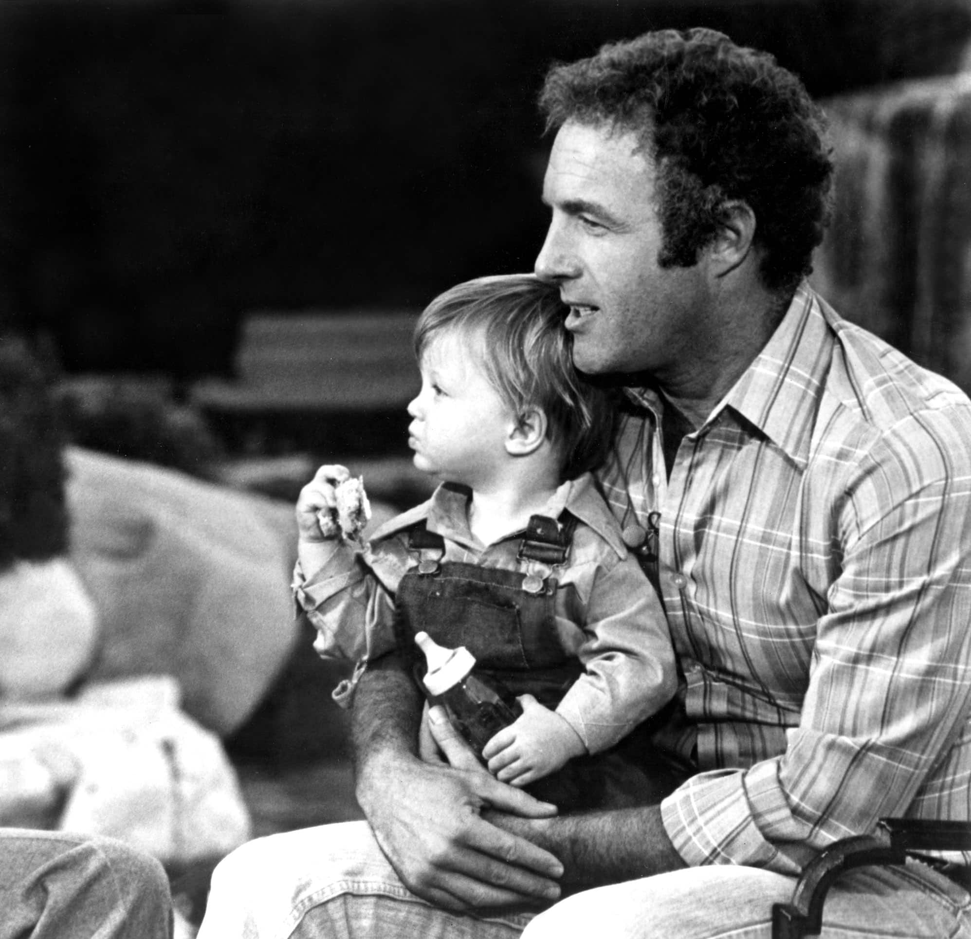 SCOTT CAAN with his dad JAMES CAAN, c. 1976-1977