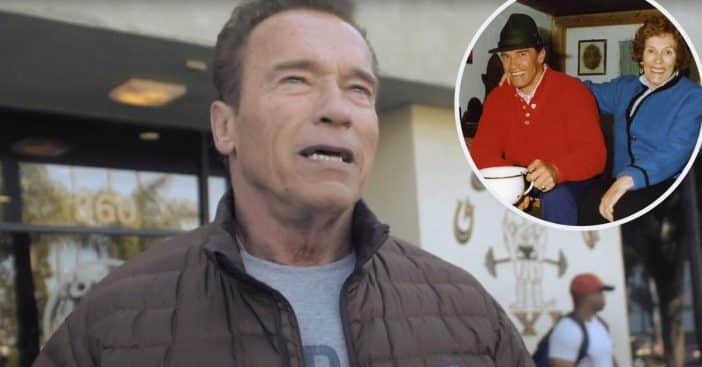 Arnold Schwarzenegger celebrates late mother
