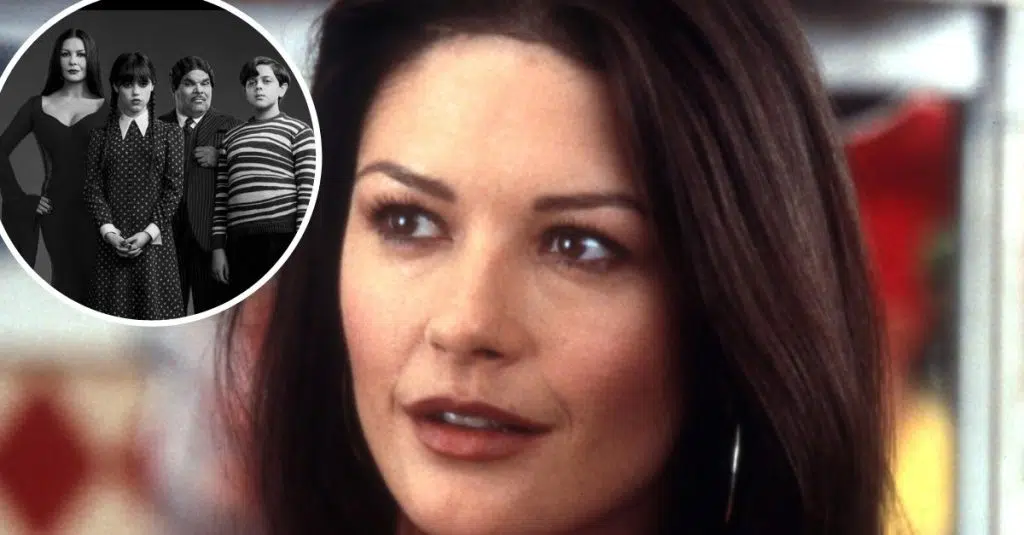 Get The First Look At Catherine Zeta Jones As Morticia Addams