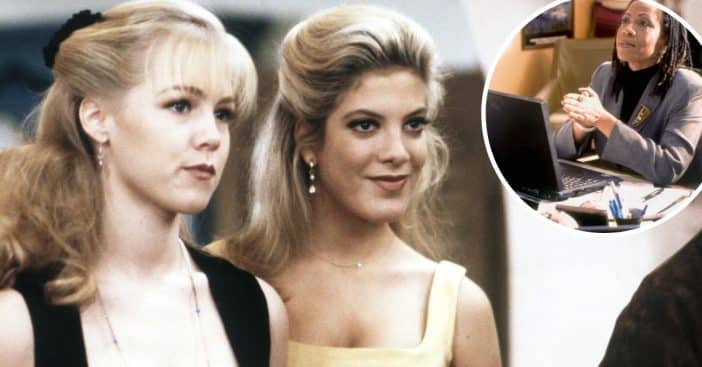 Jennie Garth and Tori Spelling pay tribute to Denise Dowse