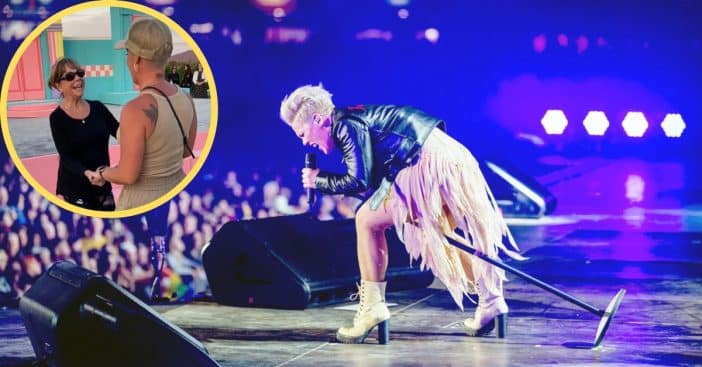 Pink shared an adorable video of her dancing with her mom