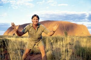 Steve Irwin helped his parents like Grace does now