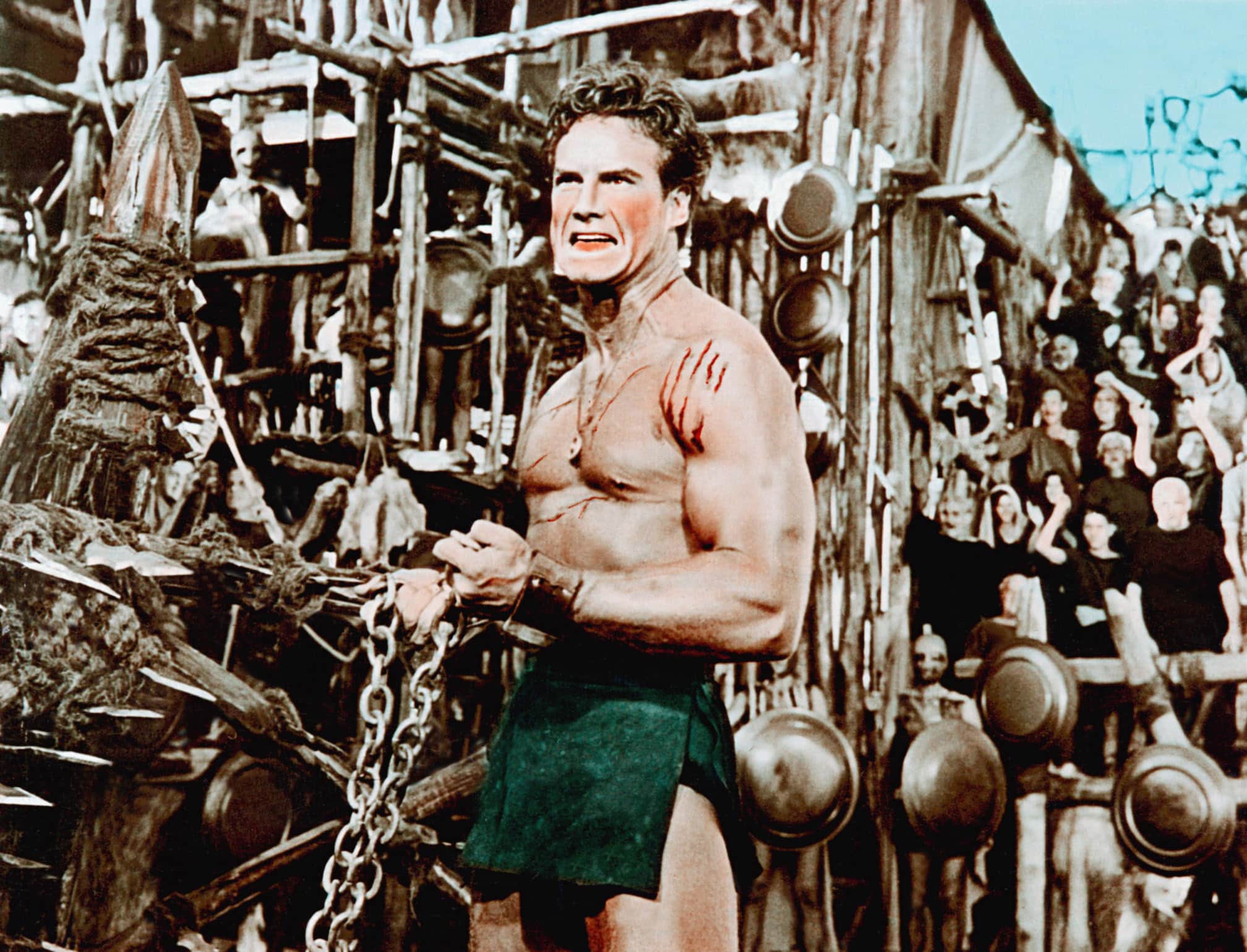 DUEL OF THE TITANS, (aka ROMOLO E REMO), Steve Reeves, 1961