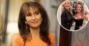 Susan Lucci shared photo with Christie Brinkley