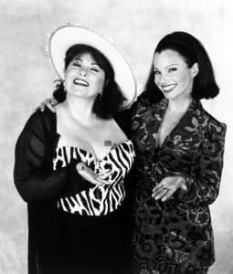 THE NANNY, from left: Roseanne Barr, Fran Drescher