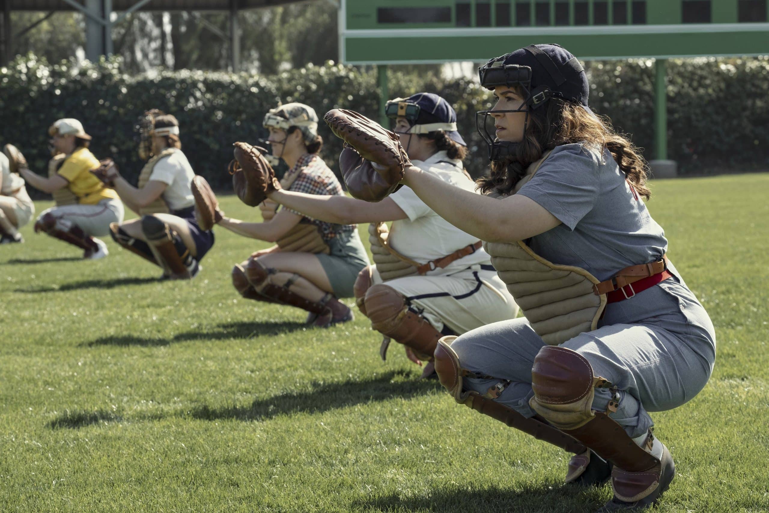 A LEAGUE OF THEIR OWN, right: Abbi Jacobson, Batter Up'