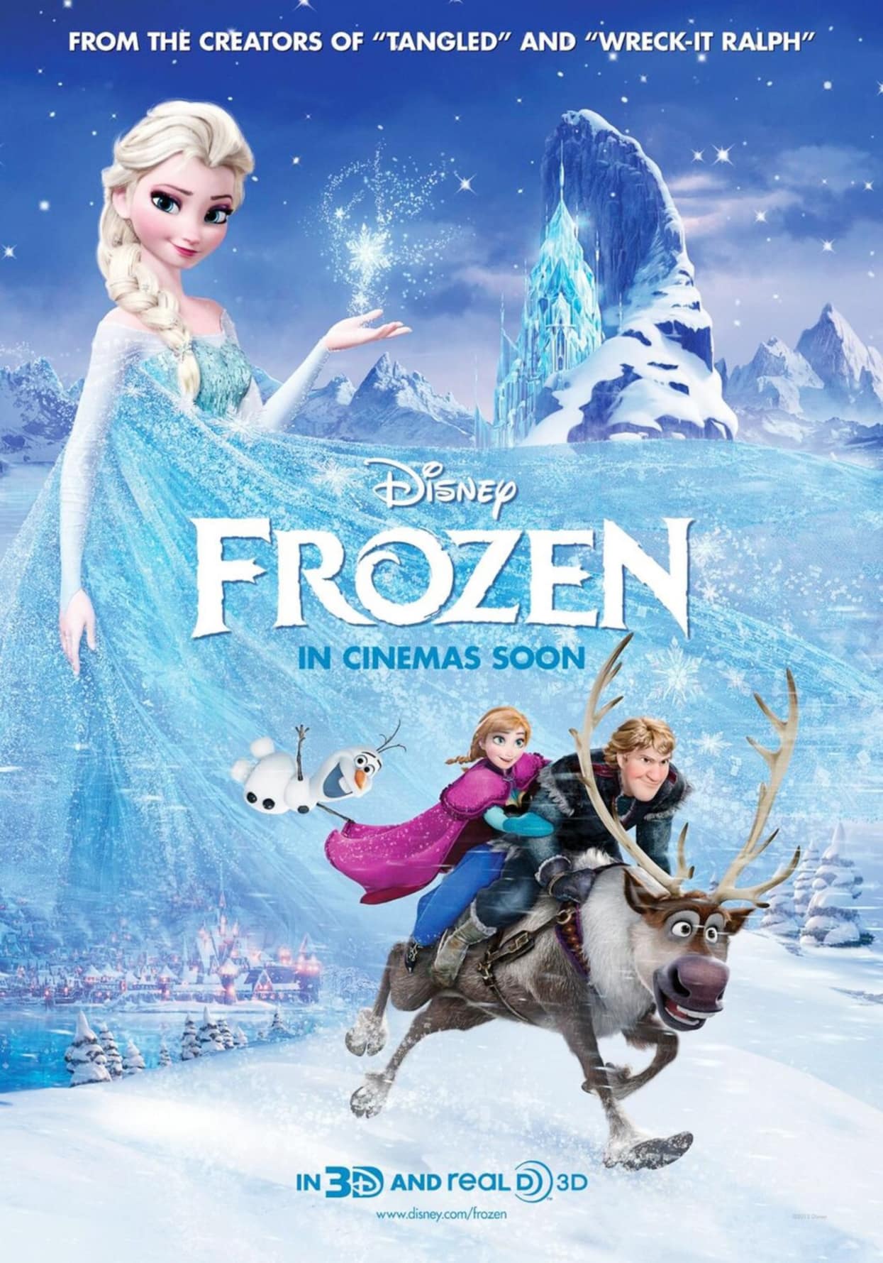 FROZEN, advance poster, 2013