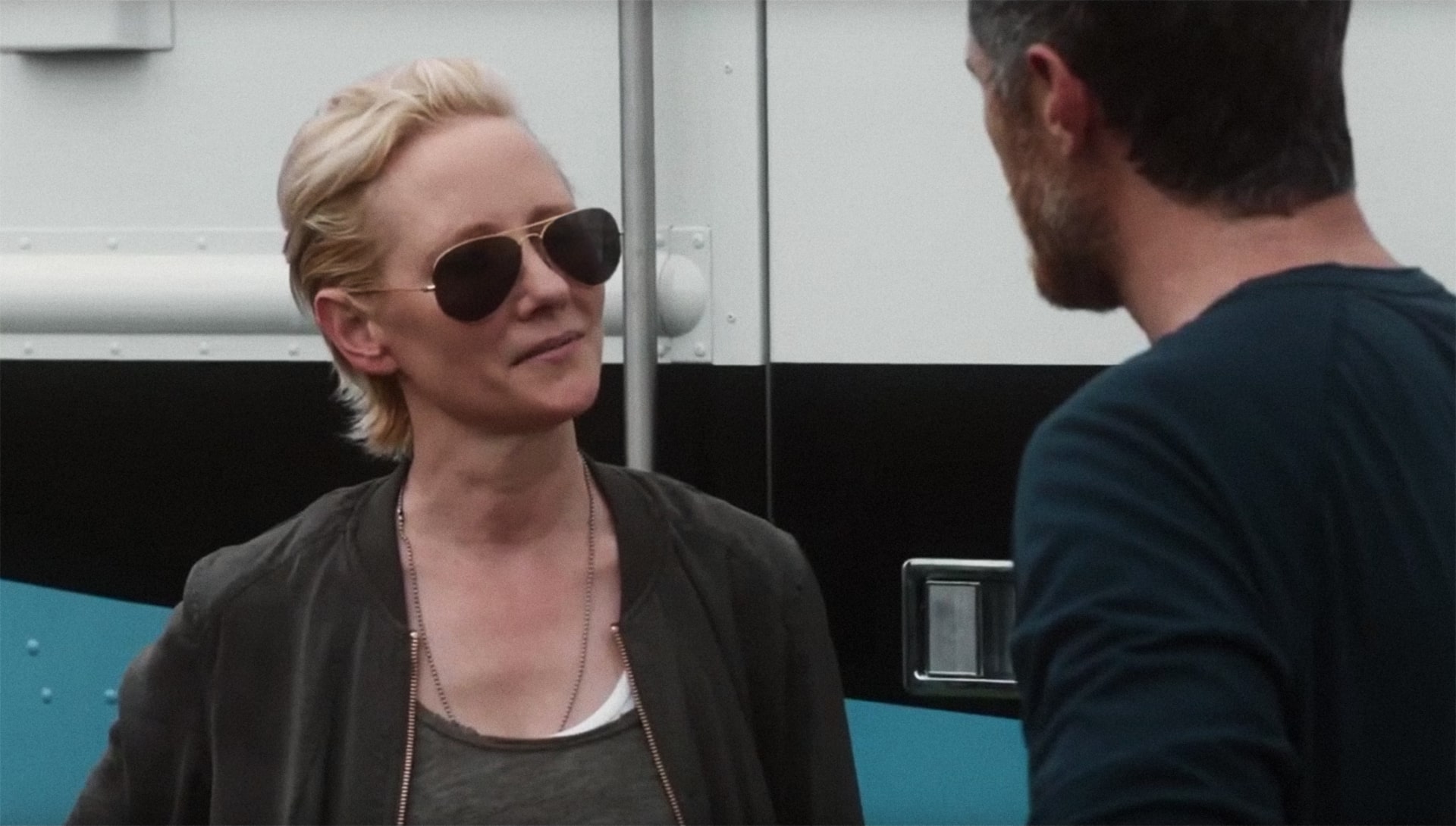 ARMED RESPONSE, from left: Anne Heche, Dave Annable, 2017