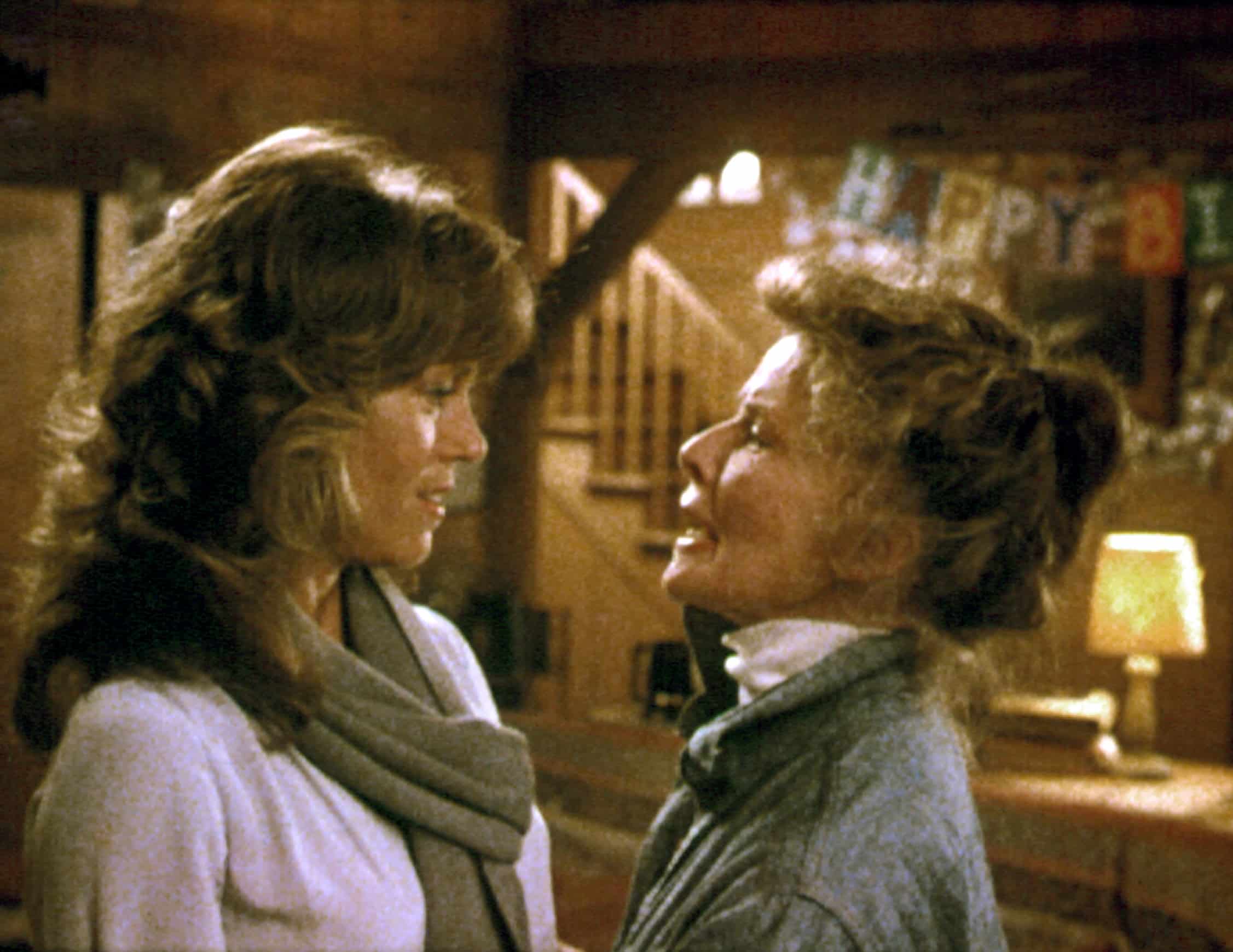 ON GOLDEN POND, Katharine Hepburn, Jane Fonda, 1981