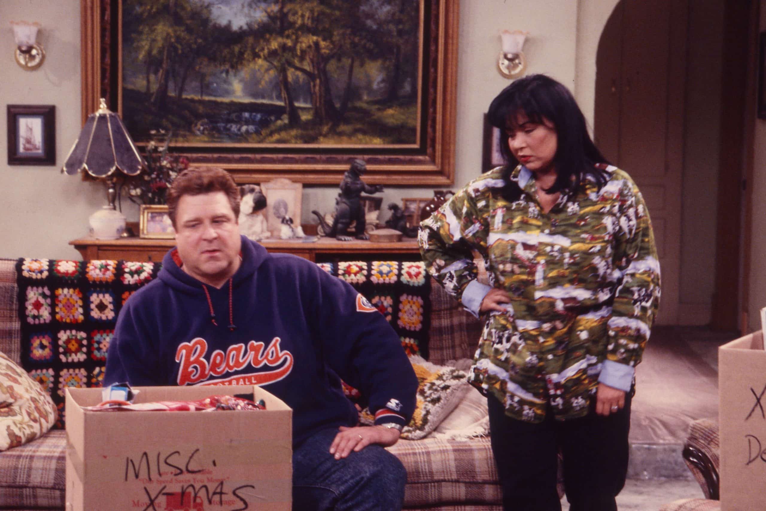 ROSEANNE, John Goodman, Roseanne Barr, 'White Trash Christmas' 