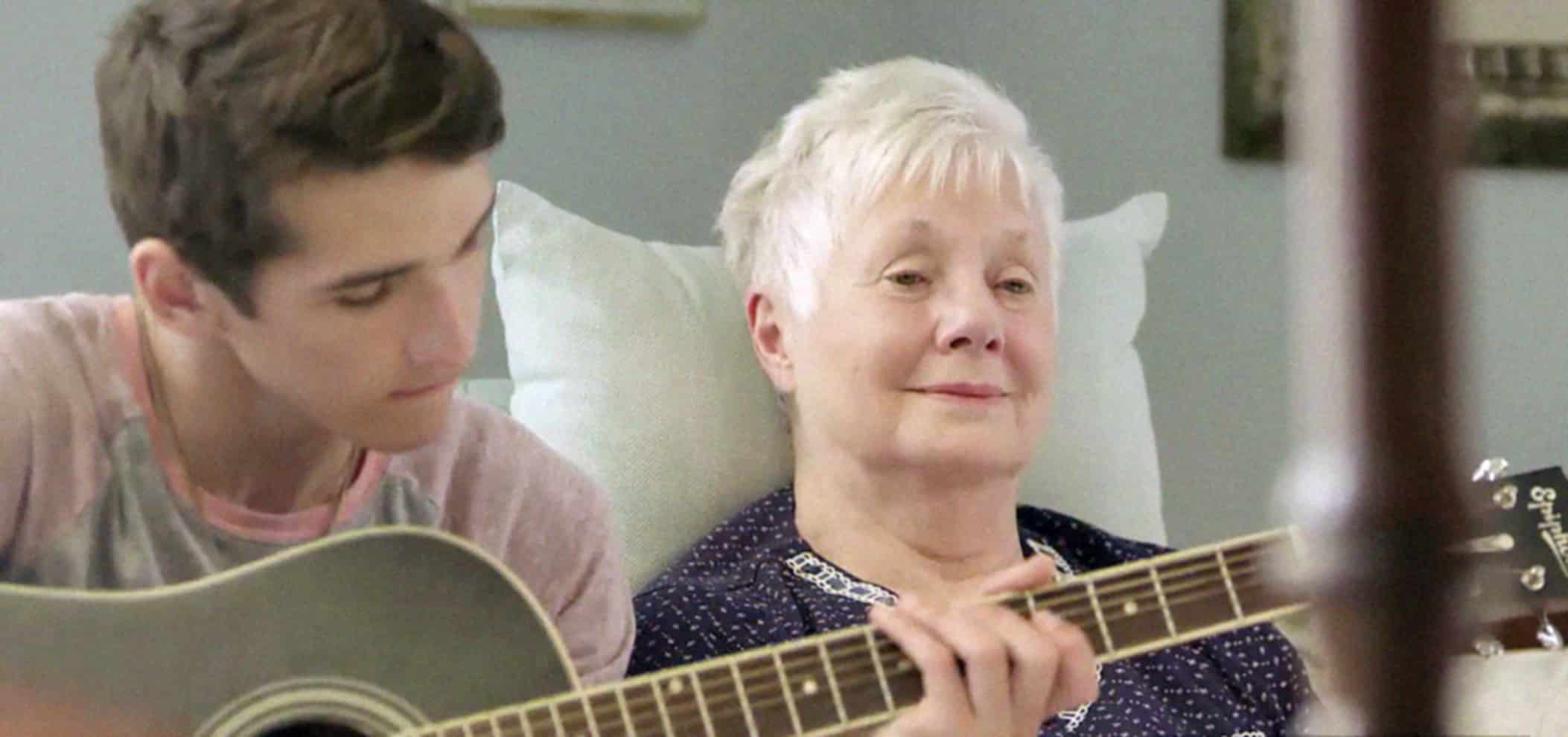 ON THE WING, from left: Brennon Tolbert, Shirley Jones, 2015