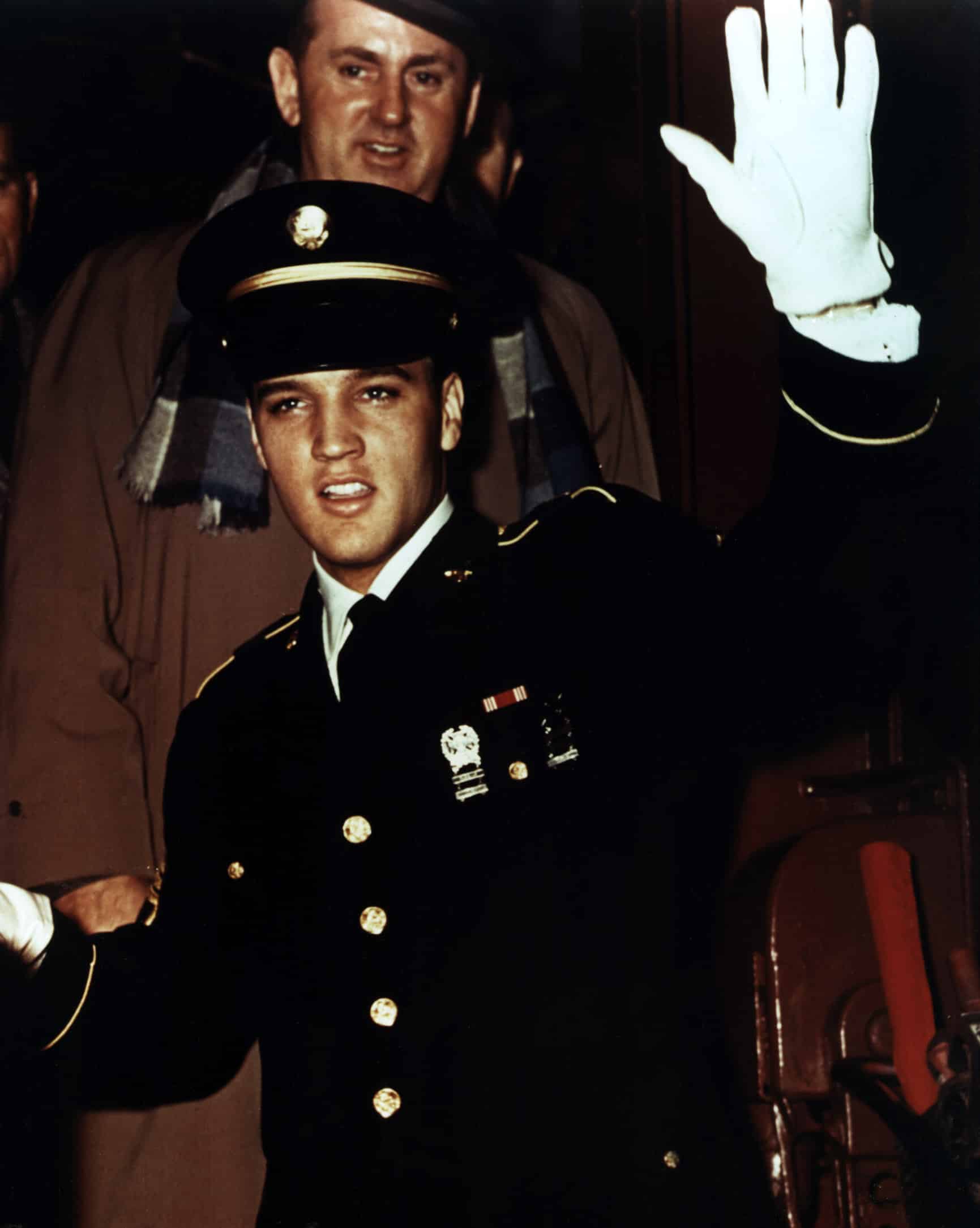 Colonel Tom Parker, Elvis Presley returning from his stint in the Army, 1960