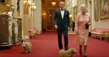 Her Majesty had some words for Mr. Bond