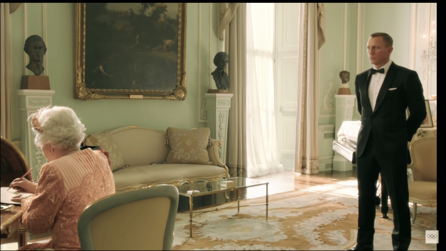 James bond and queen olympics