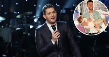 Michael Buble is thinking about being a stay at home dad