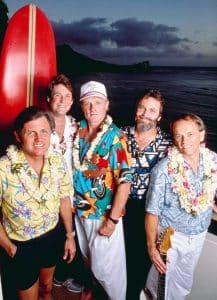 BRUCE JOHNSTON, BRIAN WILSON, MIKE LOVE, CARL WILSON and AL JARDINE