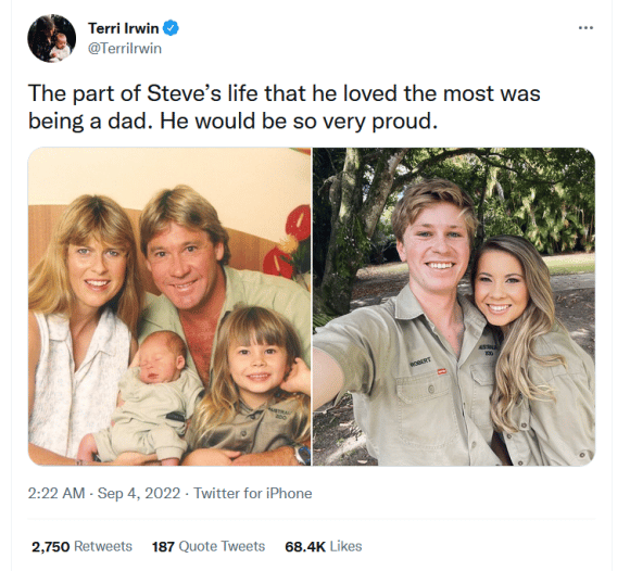 Bindi And Robert Irwin Pay Tribute To Late Dad Steve 16 Years Later