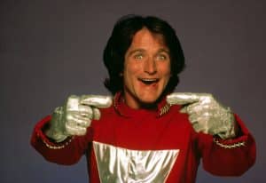 Williams as Mork from Ork