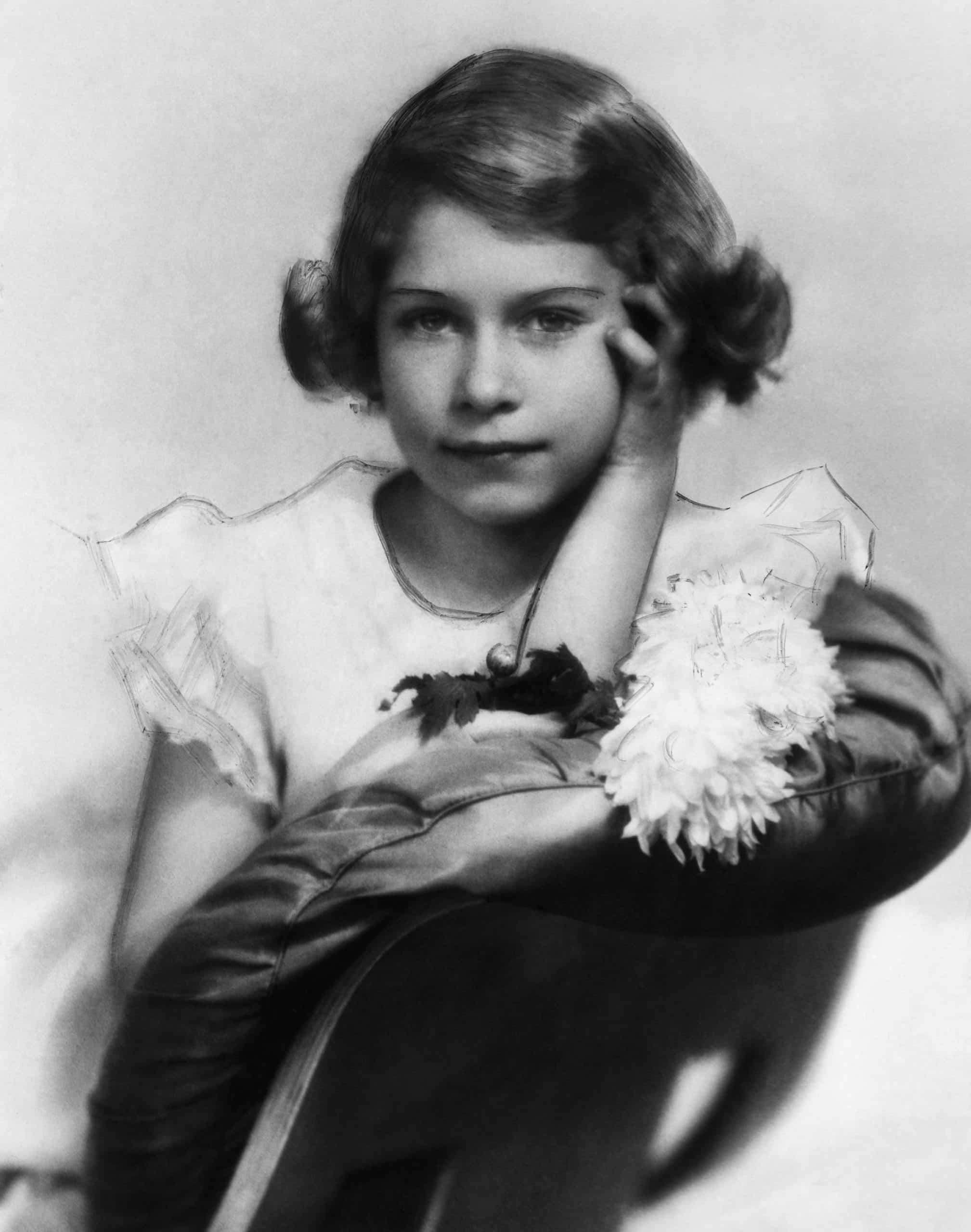 British Royalty. Future Queen of England Princess Elizabeth on her tenth birthday, April 21, 1936