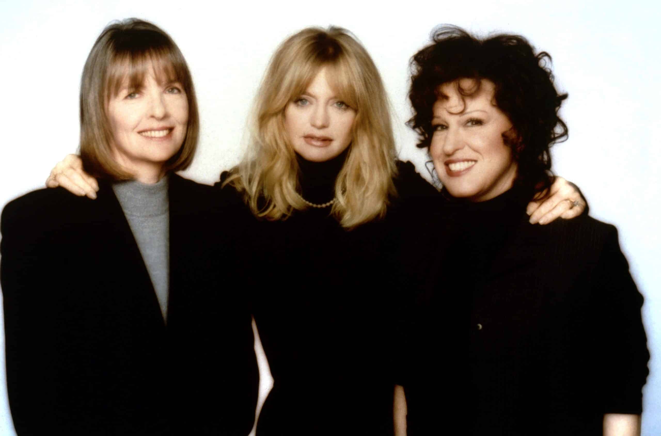 THE FIRST WIVES CLUB, from left, Diane Keaton, Goldie Hawn, Bette Midler, 1996