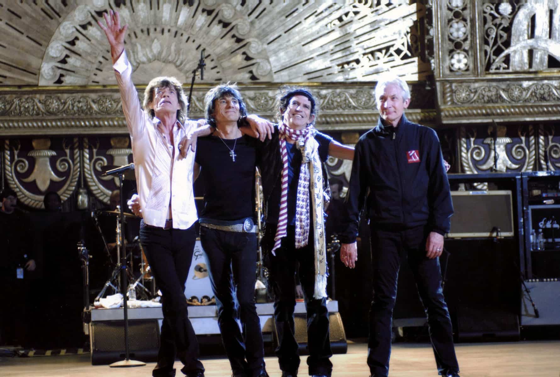 SHINE A LIGHT, The Rolling Stones: Mick Jagger, Ron Wood, Keith Richards, Charlie Watts, 2007