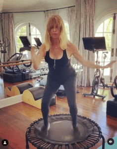 Goldie Hawn is dedicated to fitness for herself and others