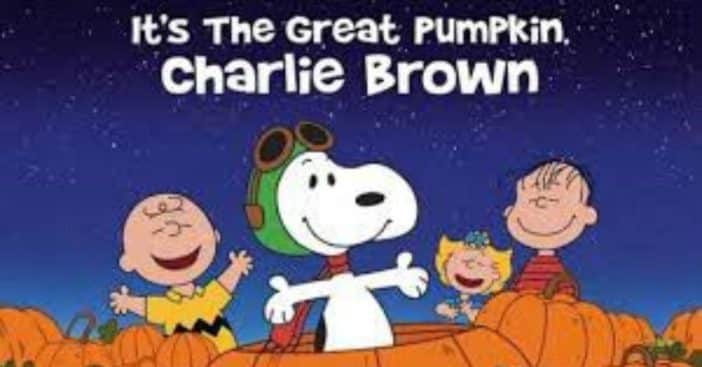 It’s the Great Pumpkin Charlie Brown