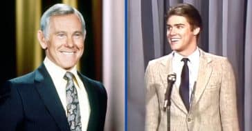 Jim Carrey got his national television debut opposite Johnny Carson
