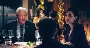 THE DINNER, from left: Richard Gere, Steve Coogan, Rebecca Hall