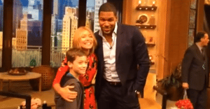 Strahan and Clooney were supportive of Ripa
