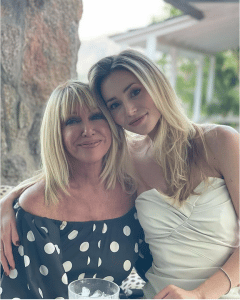 Suzanne Somers and Camelia