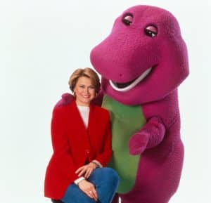 BARNEY AND FRIENDS, Barney the dinosaur, Jane Pauley