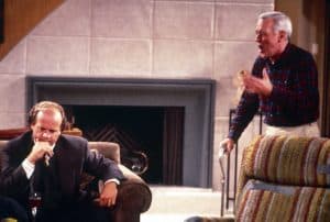 FRASIER, from left: Kelsey Grammer, John Mahoney