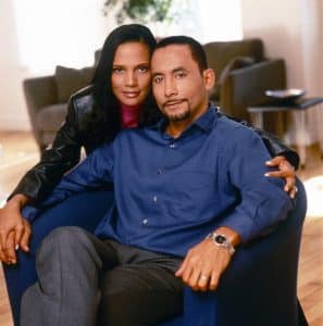 THE GUIDING LIGHT, from left: Shari Headley, Richard Biggs