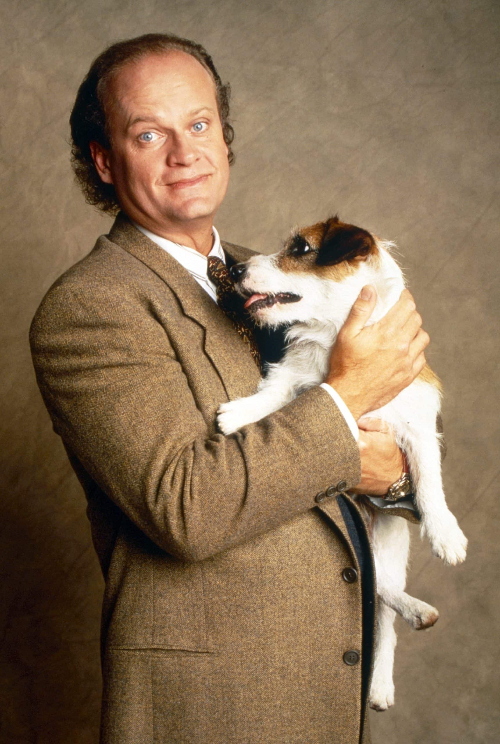 FRASIER, Kelsey Grammer, and Moose, as Eddie