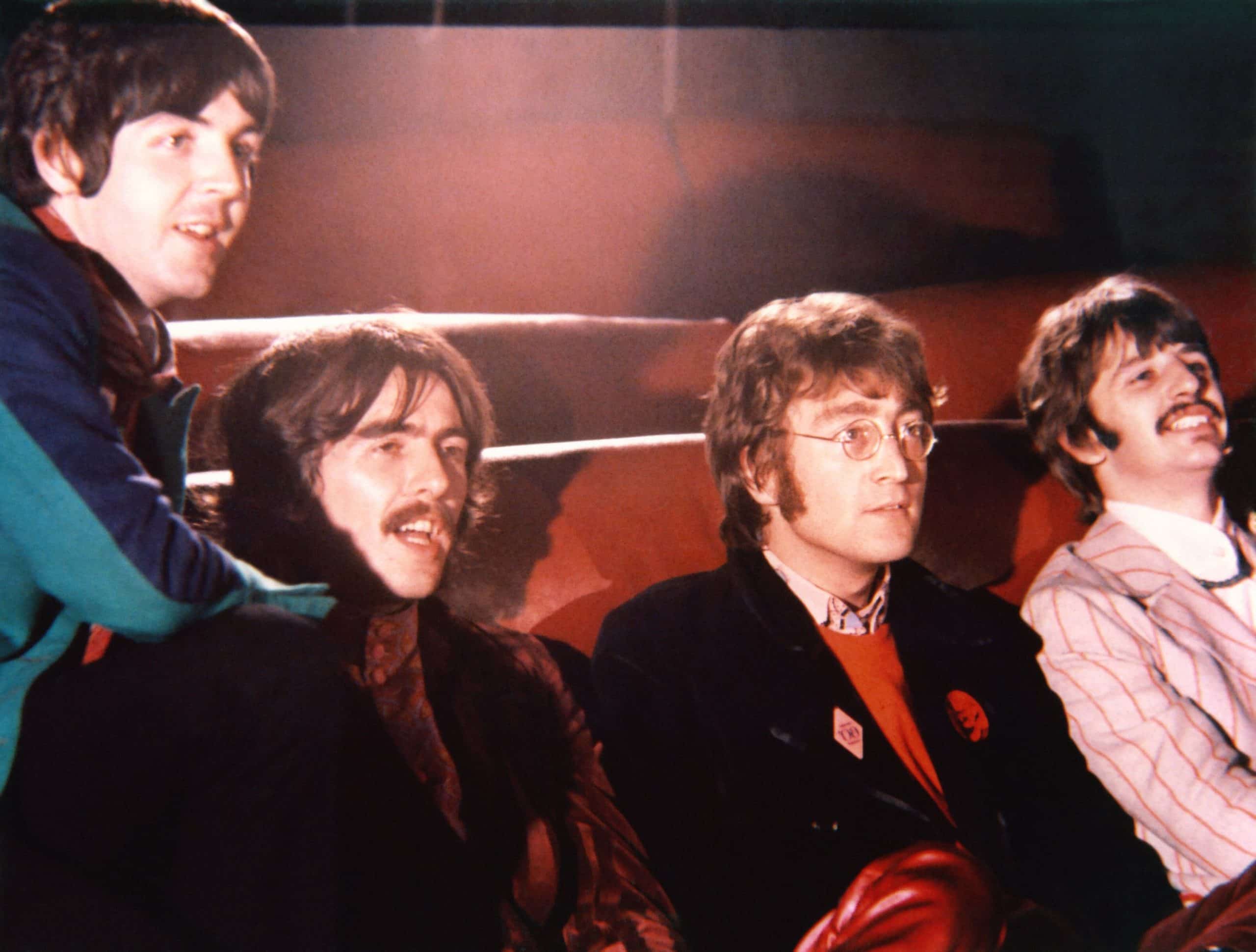 YELLOW SUBMARINE, from left: Paul McCartney, George Harrison, John Lennon, Ringo Starr, 1968 