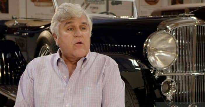 Jay Leno Reveals Burns In New Photo After Release From Hospital 