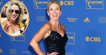 Amy Robach shows off her sculpted figure