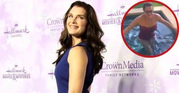 Brooke Shields soaks in a cool Thanksgiving tradition