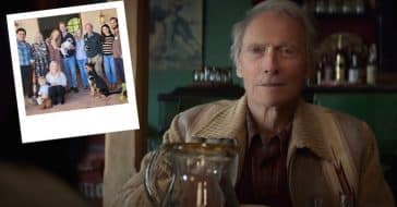 Clint Eastwood spent Thanksgiving with his family